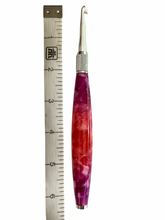 Load image into Gallery viewer, Crochet Handle & Hook Set (Extra Long) - Berry-licious