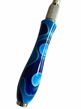 Load image into Gallery viewer, Crochet Handle & Hook Set - Mediterranean Sea (Extra Short for pencil grippers)