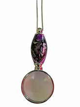 Load image into Gallery viewer, Mini Magnifier on a Chain - Purple Passion