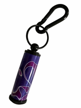 Load image into Gallery viewer, Keepsake / Keep Safe Keychain - Plum Royale
