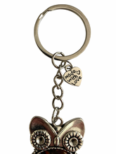 Load image into Gallery viewer, Owl Keychain - Fractured Lava
