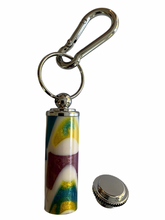 Load image into Gallery viewer, Keepsake / Keep Safe Keychain - Stained Glass