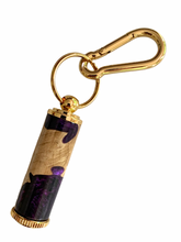 Load image into Gallery viewer, Keepsake / Keep Safe Keychain - Purple Agate