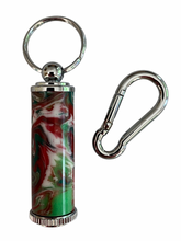 Load image into Gallery viewer, Keepsake /  Keep Safe Keychain - Holiday Cheer