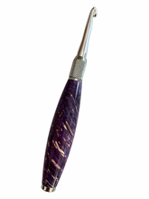 Load image into Gallery viewer, Crochet Handle & Hook Set - Purple Box Elder