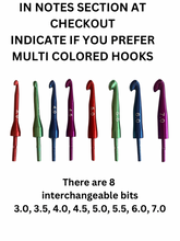 Load image into Gallery viewer, Crochet Handle & Hook Set (Extra Long) - Macaron