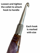 Load image into Gallery viewer, Crochet Handle & Hook Set - Lilac