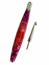 Load image into Gallery viewer, Crochet Handle & Hook Set (Extra Long) - Berry-licious