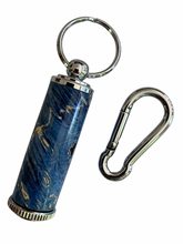 Load image into Gallery viewer, Keepsake / Keep Safe Keychain - Blue Box Elder