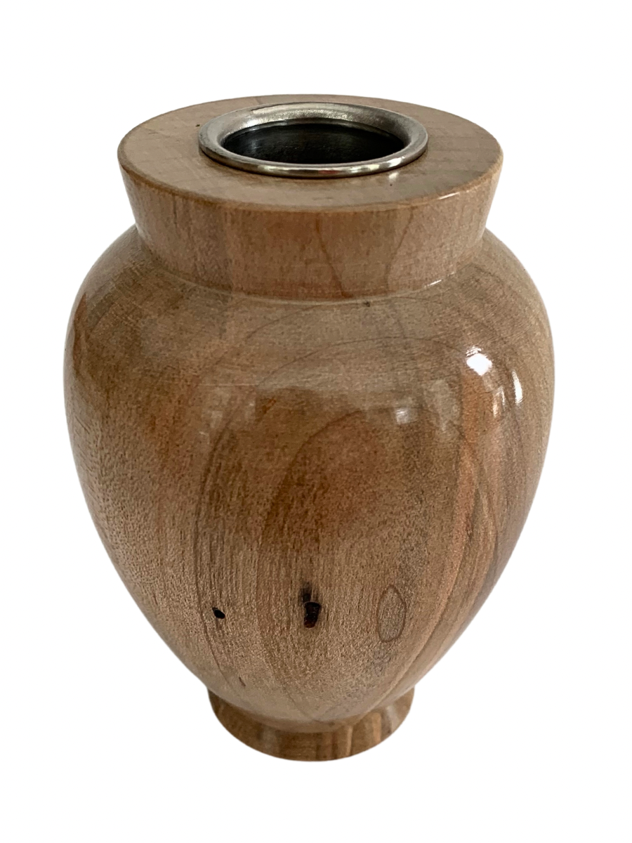 Bud Vase - Ambrosia Maple – BwA Woodturning