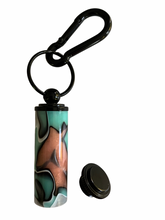 Load image into Gallery viewer, Keepsake / Keep Safe Keychain - New Turquoise Moon