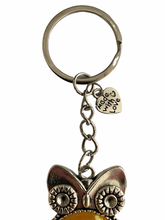 Load image into Gallery viewer, Owl Keychain - Canary
