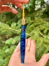 Load image into Gallery viewer, Crochet Handle & Hook Set (Extra Long) - Autumn Mist (copper glitter)