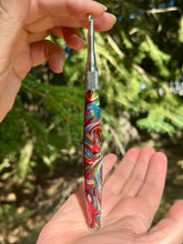 Load image into Gallery viewer, Crochet Handle & Hook Set (Extra Long) - Tropical Smooch đź’‹