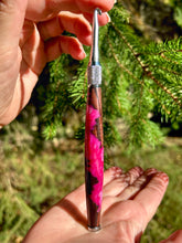 Load image into Gallery viewer, Crochet Handle & Hook Set (Extra Long) - PINK PEARL Bocote Speciality