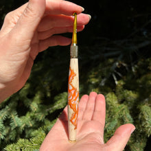 Load image into Gallery viewer, Crochet Handle & Hook Set (Extra Long) - Tangerine Dream