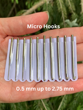 Load image into Gallery viewer, 10 Micro Crochet Hooks