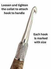 Load image into Gallery viewer, Crochet Handle & Hook Set (Extra Long) - French Press