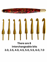 Load image into Gallery viewer, Crochet Handle & Hook Set (Extra Long) - Banshee