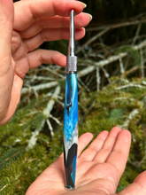 Load image into Gallery viewer, Crochet Handle & Hook Set (Extra Long) - Icy Agate