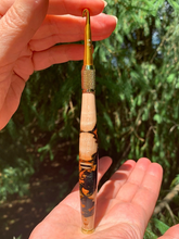 Load image into Gallery viewer, Crochet Handle & Hook Set (Extra Long) - Bonfire