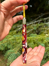 Load image into Gallery viewer, Crochet Handle & Hook Set (Extra Long) - Sea of Flames