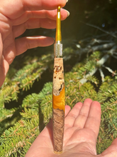 Load image into Gallery viewer, Crochet Handle & Hook Set (Extra Long) - Yukon Gold