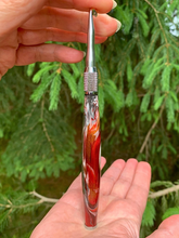 Load image into Gallery viewer, Crochet Handle & Hook Set (Extra Long) - Seisma Red