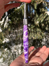 Load image into Gallery viewer, Crochet Handle & Hook Set (Extra Long) - Lilac Pearl