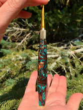 Load image into Gallery viewer, Crochet Handle & Hook Set (Extra Long) - Egyptian Turquoise