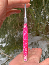 Load image into Gallery viewer, Crochet Handle & Hook Set (Extra Long) - Pink Rhapsody