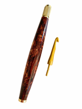 Load image into Gallery viewer, Crochet Handle & Hook Set (Extra Long) - Autumn Bronze