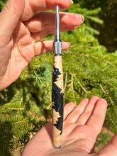 Load image into Gallery viewer, Crochet Handle & Hook Set (Extra Long) - Moonrise Silver