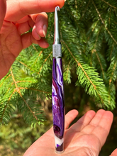 Load image into Gallery viewer, Crochet Handle & Hook Set (Extra Long) - Twilight Mulberry