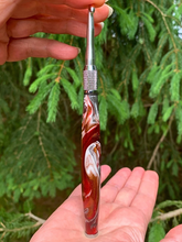 Load image into Gallery viewer, Crochet Handle & Hook Set (Extra Long) - Seisma Red