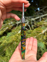 Load image into Gallery viewer, Crochet Handle & Hook Set (Extra Long) - Haunted Glow