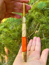 Load image into Gallery viewer, Crochet Handle & Hook Set (Extra Long) - Orange Divine