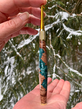 Load image into Gallery viewer, Crochet Handle & Hook Set (Extra Long) - Frozen Woodland