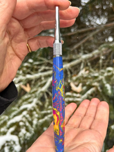 Load image into Gallery viewer, Crochet Handle & Hook Set (Extra Long) - Magenta Blaze