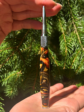 Load image into Gallery viewer, Crochet Handle & Hook Set - Ghoulish Hallow’s Eve (Short for pencil grippers)