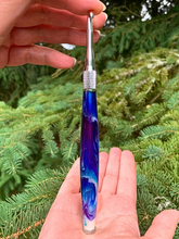 Load image into Gallery viewer, Crochet Handle & Hook Set (Extra Long) - Watercolors