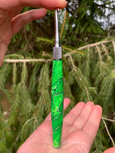 Load image into Gallery viewer, Crochet Handle & Hook Set (Extra Long) - Green Hornet