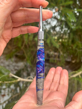 Load image into Gallery viewer, Crochet Handle & Hook Set (Extra Long) - Purple Tide