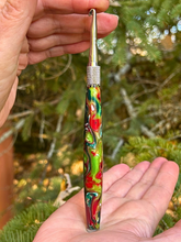 Load image into Gallery viewer, Crochet Handle & Hook Set (Extra Long) - You’re a Mean One Mr. Grinch