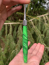 Load image into Gallery viewer, Crochet Handle & Hook Set (Extra Long) - Green Hornet