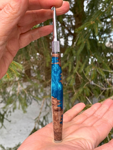 Load image into Gallery viewer, Crochet Handle & Hook Set (Extra Long) - Poseidon