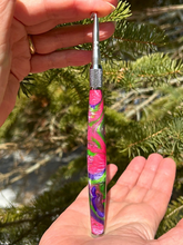 Load image into Gallery viewer, Crochet Handle & Hook Set (Extra Long) - Strawberry Dacquiri