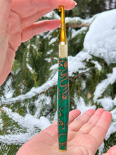 Load image into Gallery viewer, Crochet Handle & Hook Set (Extra Long) - Cinnamon Stick Swirl