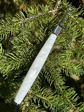 Load image into Gallery viewer, Crochet Handle & Hook Set (Extra Long) - White Pearl