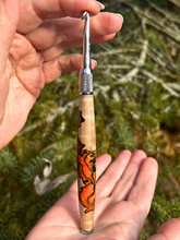 Load image into Gallery viewer, Crochet Handle & Hook Set (Extra Long) - Bonfire